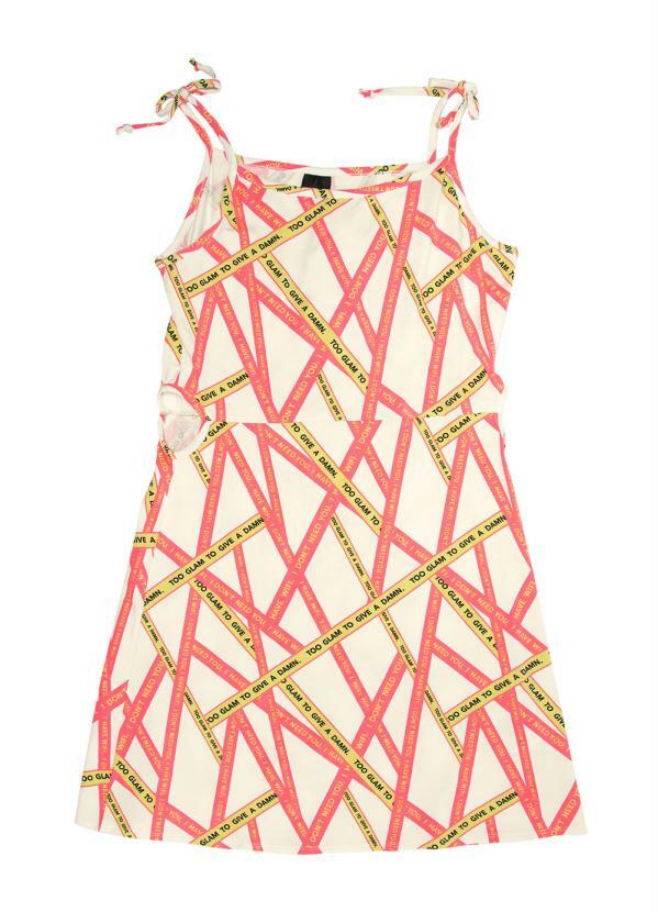 Rovitex Teen - Vestido Feminino de Alça Bege 4