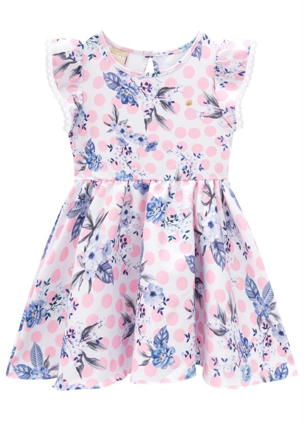 Milon - Vestido Infantil Branco 2