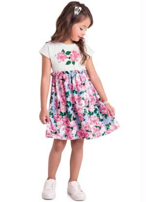 Milon - Vestido Infantil Off White - MILON