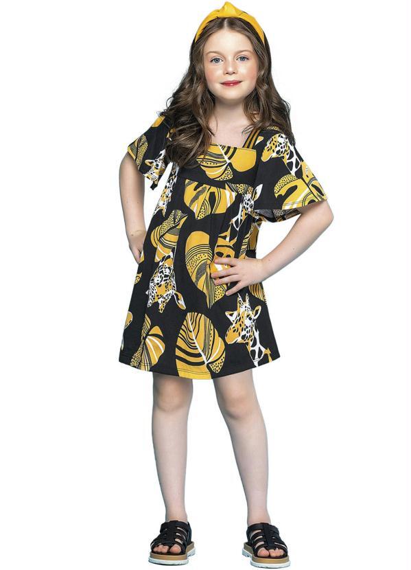 Nanai - Vestido Infantil Preto