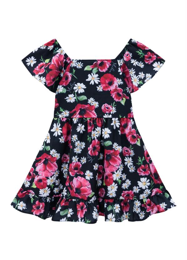 Milon - Vestido Infantil Preto 3