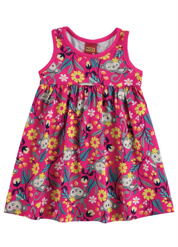 Kyly - Vestido Infantil Rosa
