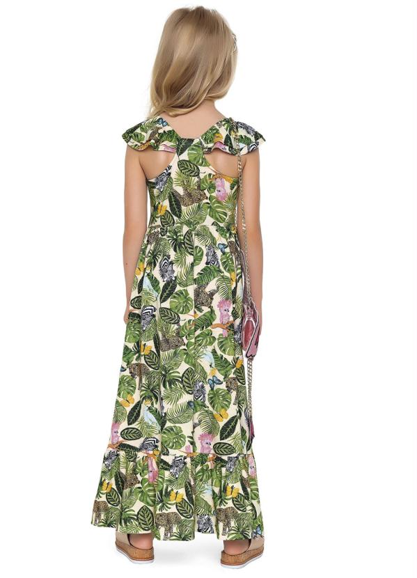 Fakini Kids - Vestido Longo Estampado 2