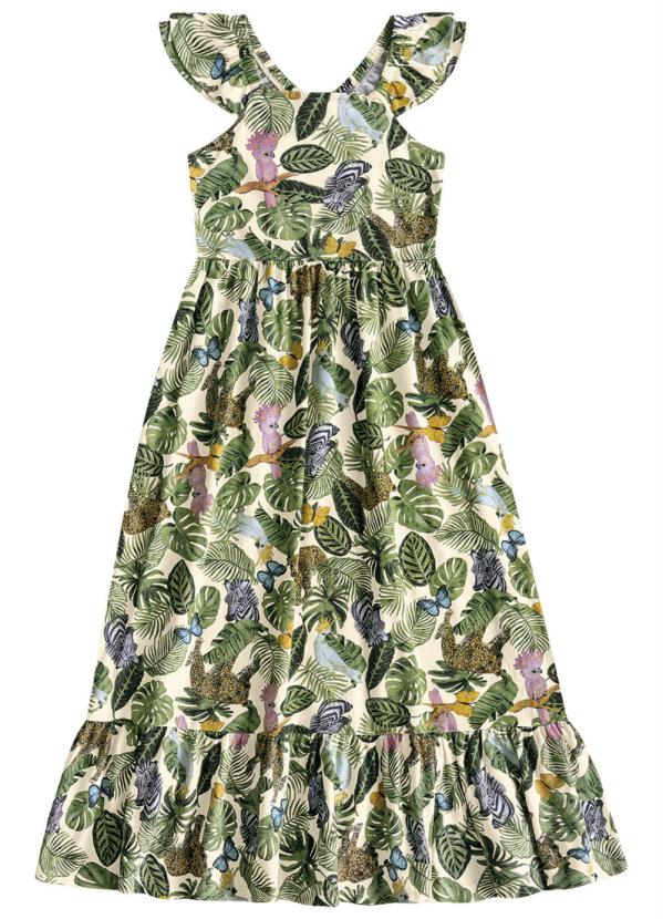 Fakini Kids - Vestido Longo Estampado 3