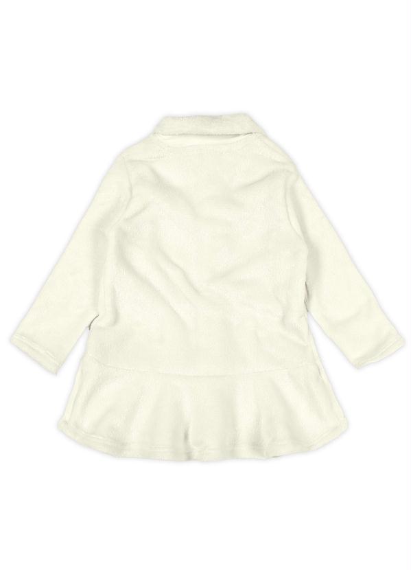 Marisol - Vestido Manga Longa Peluciado Infantil Bege 3