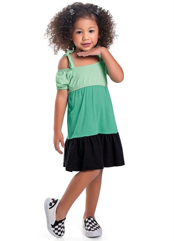 Fakini Kids - Vestido Menina Verde