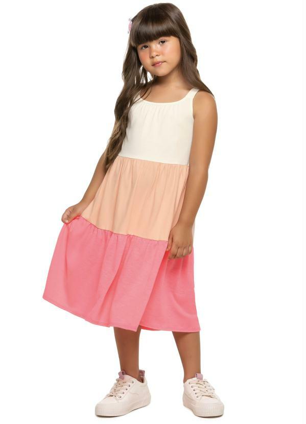 Trick Nick - Vestido Três Marias Infantil Rosa