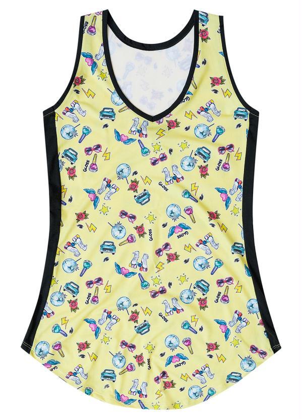 Gloss - Vestido Infantil Amarelo Gloss