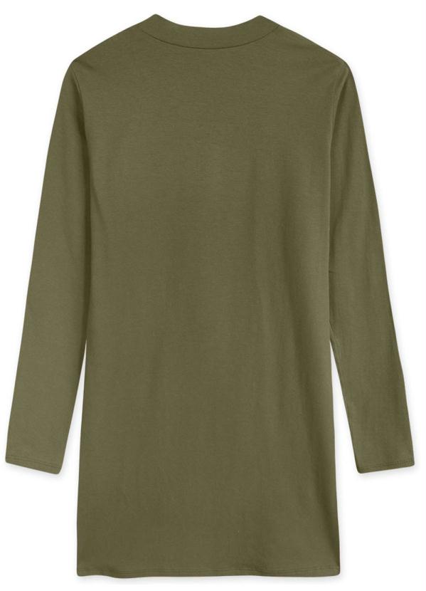 Hapier - Vestido Manga Longa Juvenil Feminino Verde 2