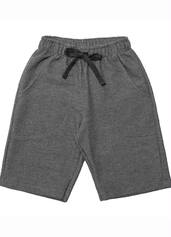 Rovi Kids - Bermuda Infantil Cinza