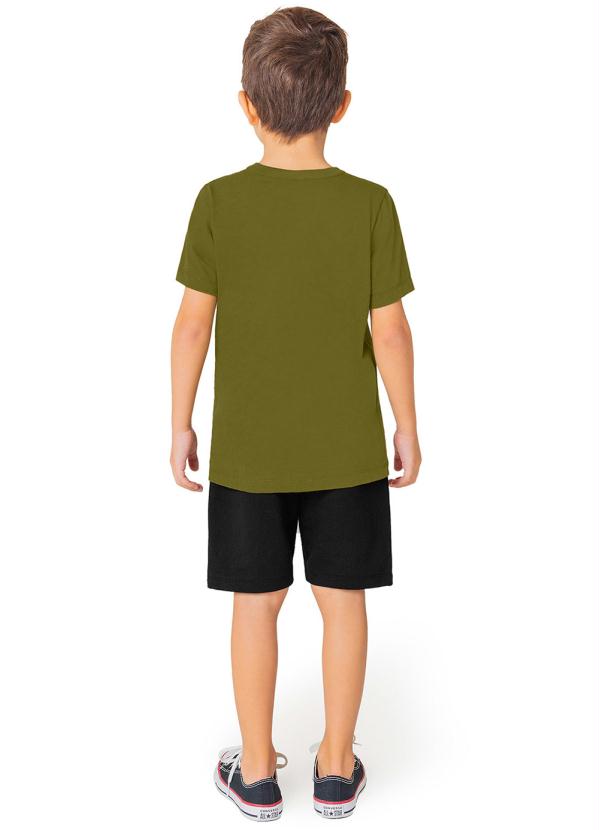 Rovi Kids - Bermuda Menino Moletom Preto 4