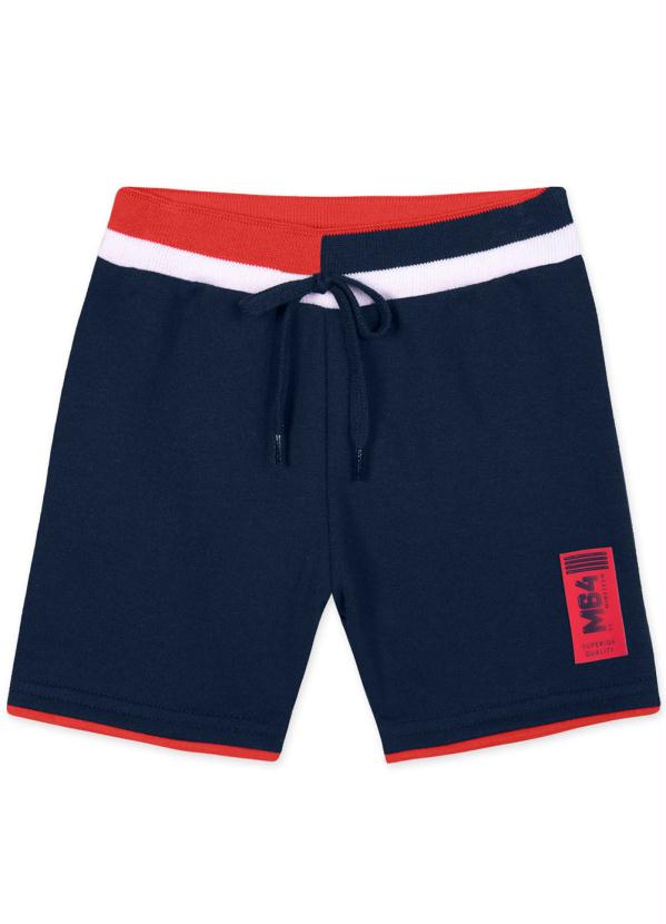 Marisol - Bermuda Moletom Menino Azul Marinho