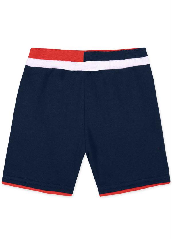 Marisol - Bermuda Moletom Menino Azul Marinho 2