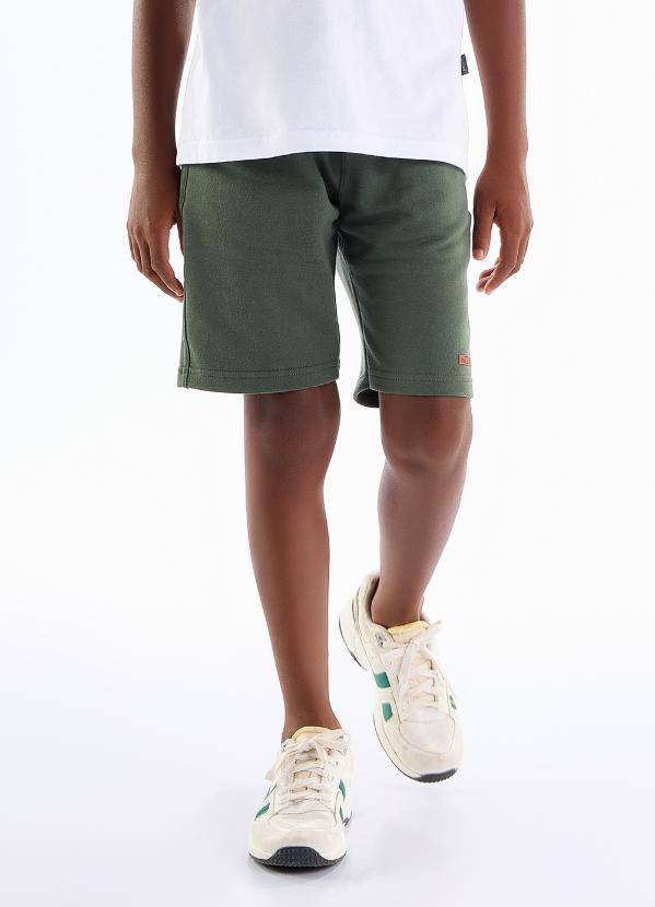 Pulla Bulla - Bermuda Moletom Verde