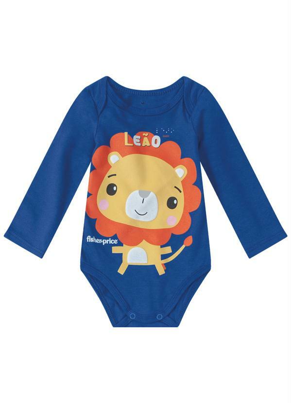 Zig Zig Zaa - Body Azul Leão Fisher Price®