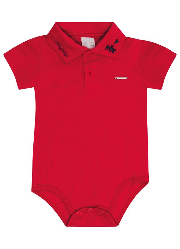 Pulla Bulla - Body Piquet com Elastano Vermelho