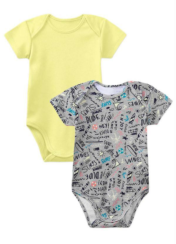 Marisol Play - Kit Body 2 Peças Cinza Menino