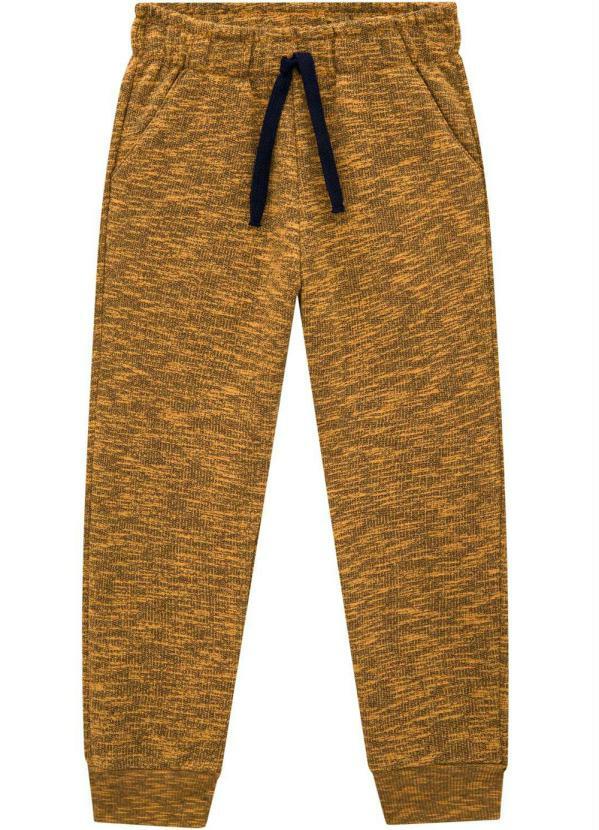 Milon - Calça Infantil Menino Amarelo