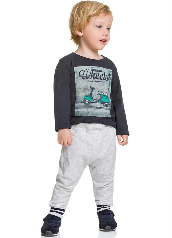 Milon - Calça Infantil Menino Milon Cinza 2