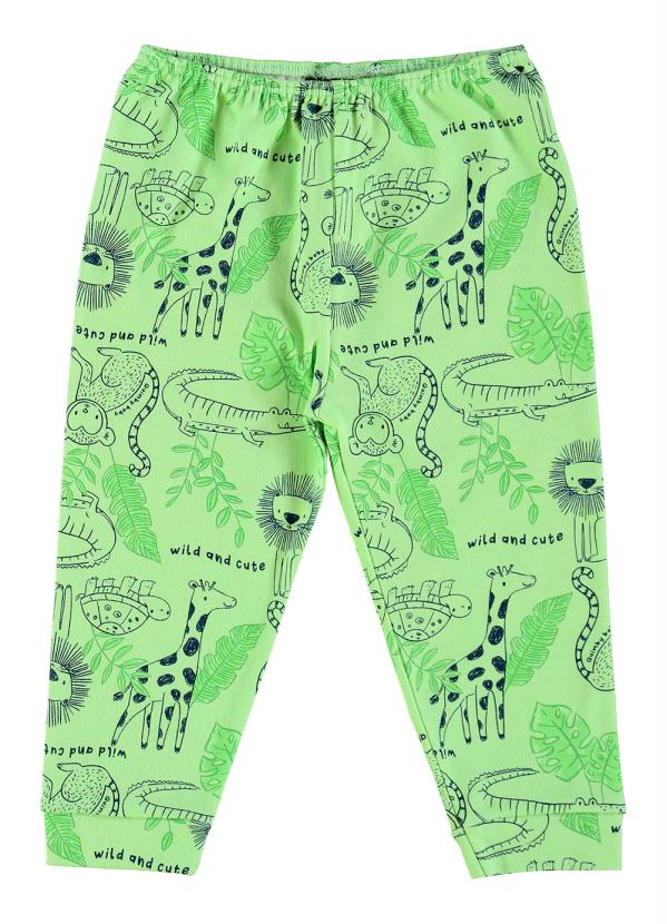 Quimby - Calça em Suedine para Bebê Verde