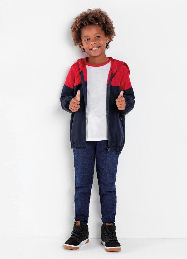 Queima Estoque - Calça Infantil Azul com Cadarço 6