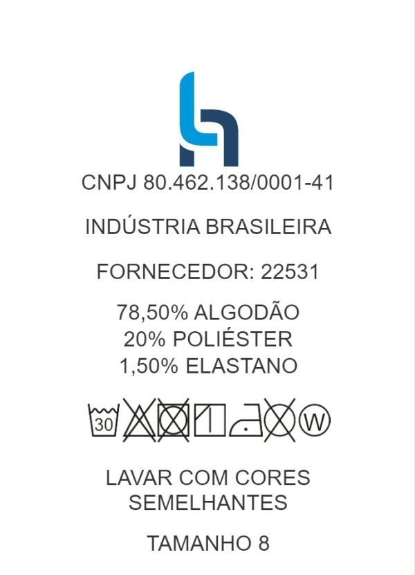 Queima Estoque - Calça Infantil Azul com Cadarço 13