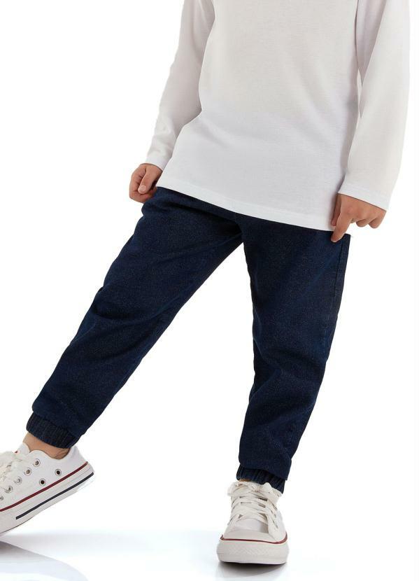 Up Baby - Calça Jeans Marinho Azul Marinho