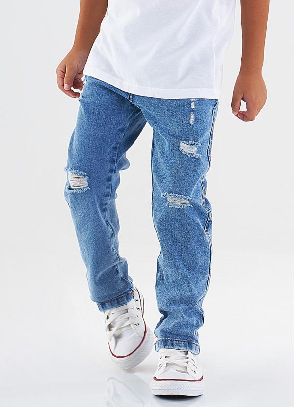 Up Baby - Calça Jeans Menino Infantil Azul