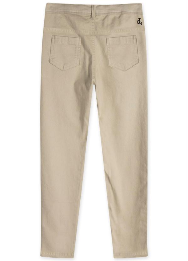 Tigor T Tigre - Calça Sarja Infantil Menino Bege 2