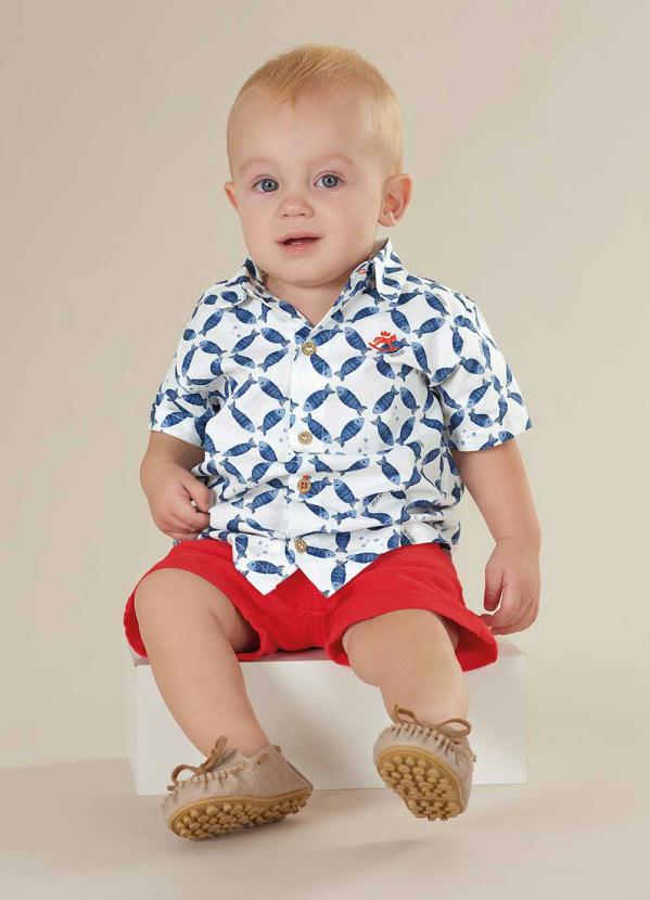 Up Baby - Camisa Estampada Branco 2