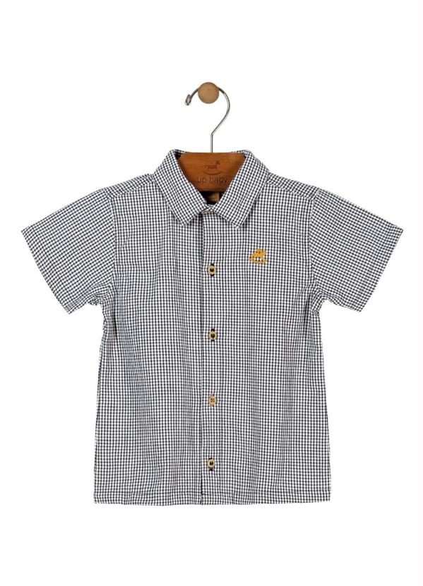 Up Baby - Camisa Estampada Preto 1