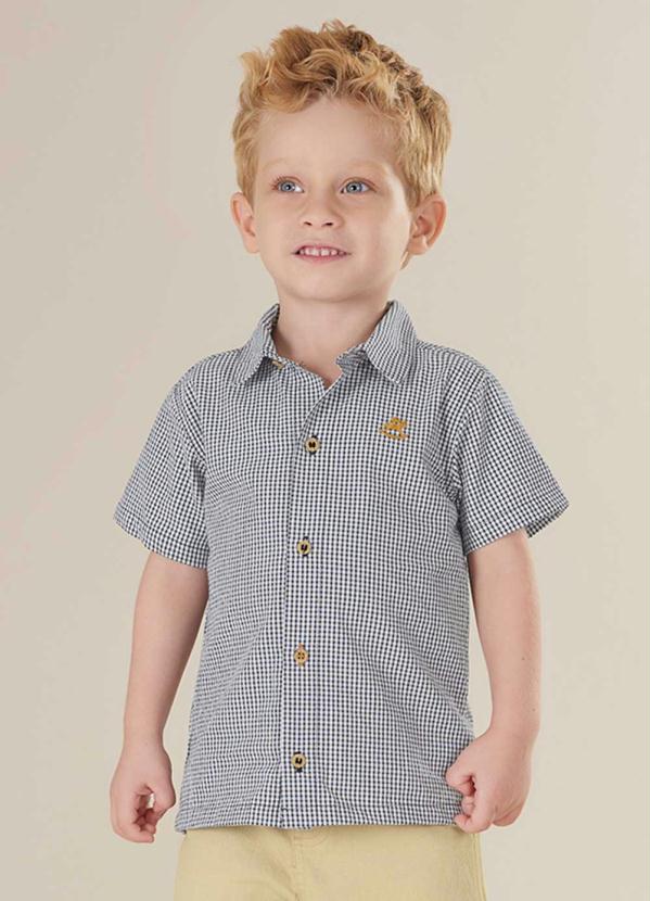 Up Baby - Camisa Estampada Preto 2