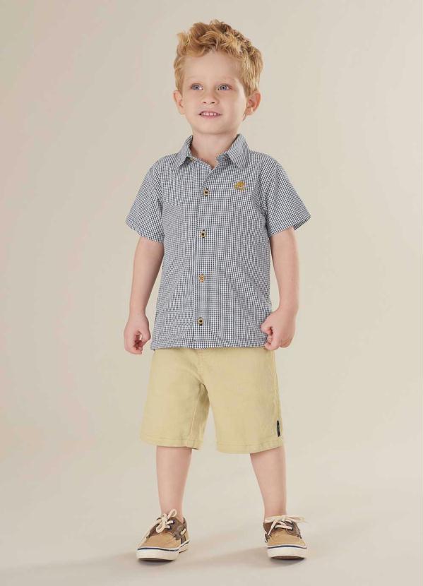 Up Baby - Camisa Estampada Preto 3