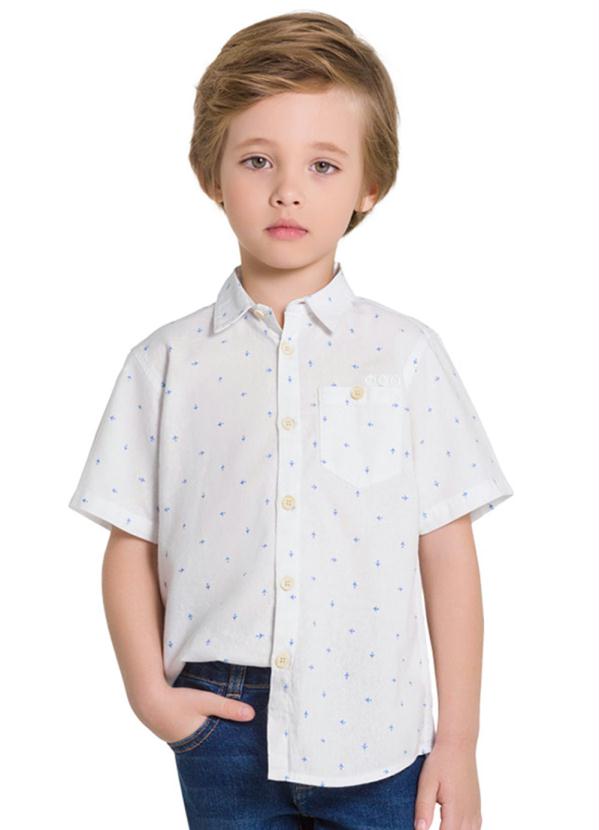 Milon - Camisa Infantil Branco 1