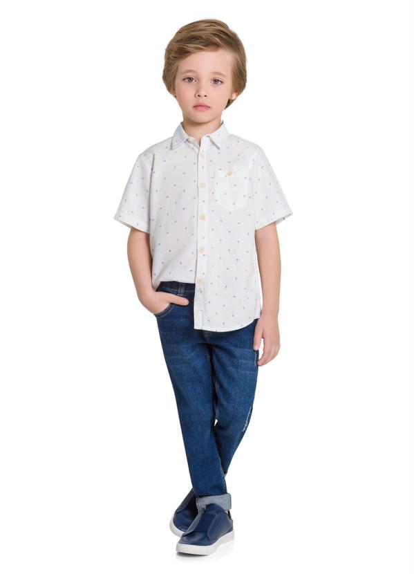 Milon - Camisa Infantil Branco 2