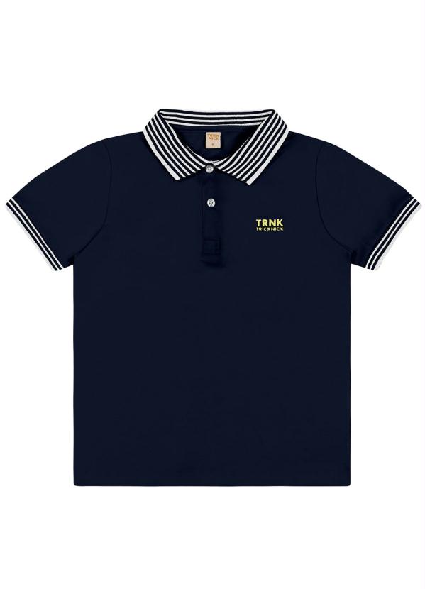 Trick Nick - Camisa Polo Infantil Masculina Azul 1