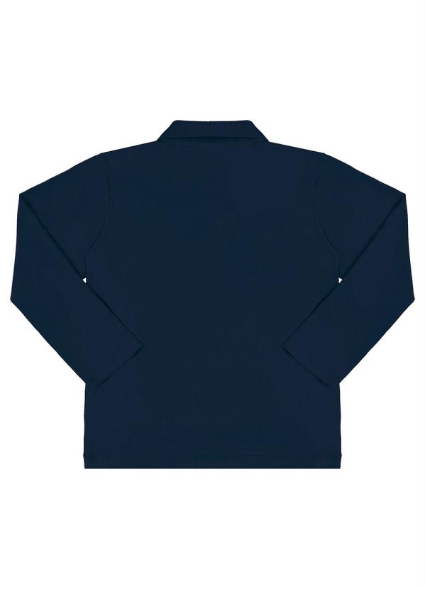 Quimby - Camisa Polo Infantil Menino Azul 2