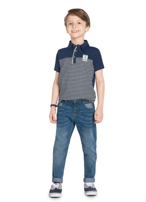 Trick Nick - Camisa Polo Trick Nick Azul 3