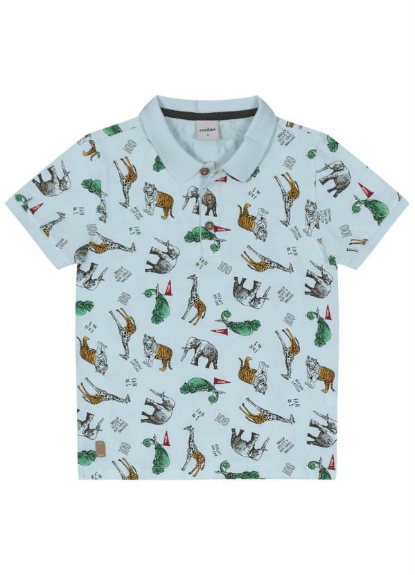 Rovi Kids - Polo Infantil Girafa Azul