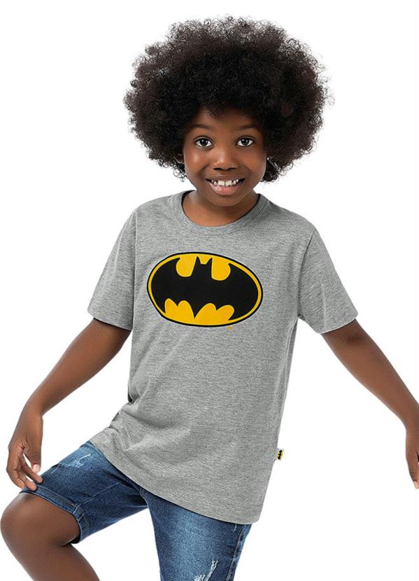 Camiseta Batman Cinza - Fakini Kids