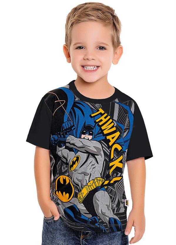 Camiseta Batman Preto - Fakini Kids