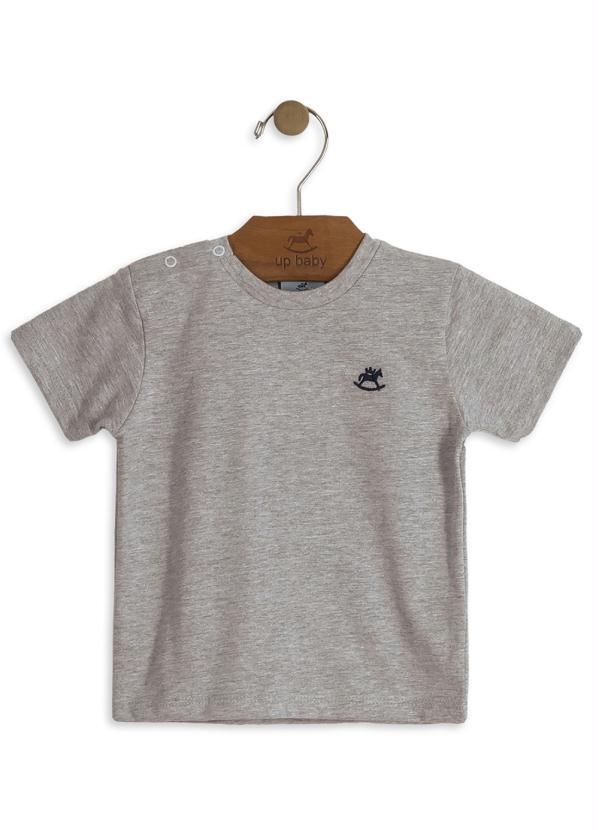 Up Baby - Camiseta Bebê Cinza
