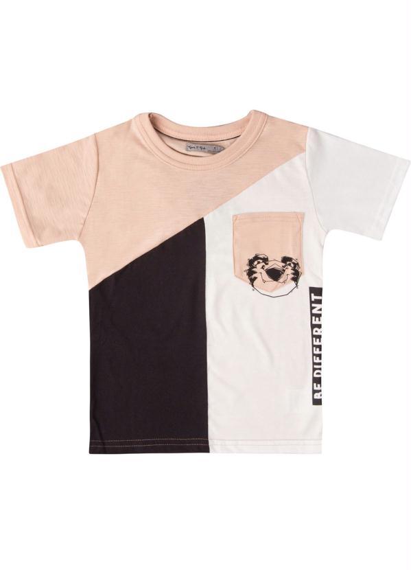 Tigor T Tigre - Camiseta Bege Menino
