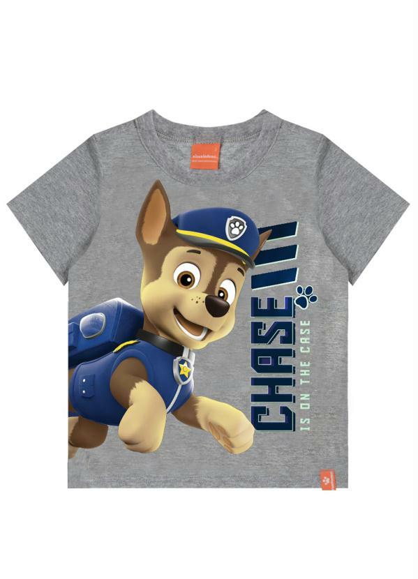 Malwee Kids - Camiseta Cinza To The Rescue Menino