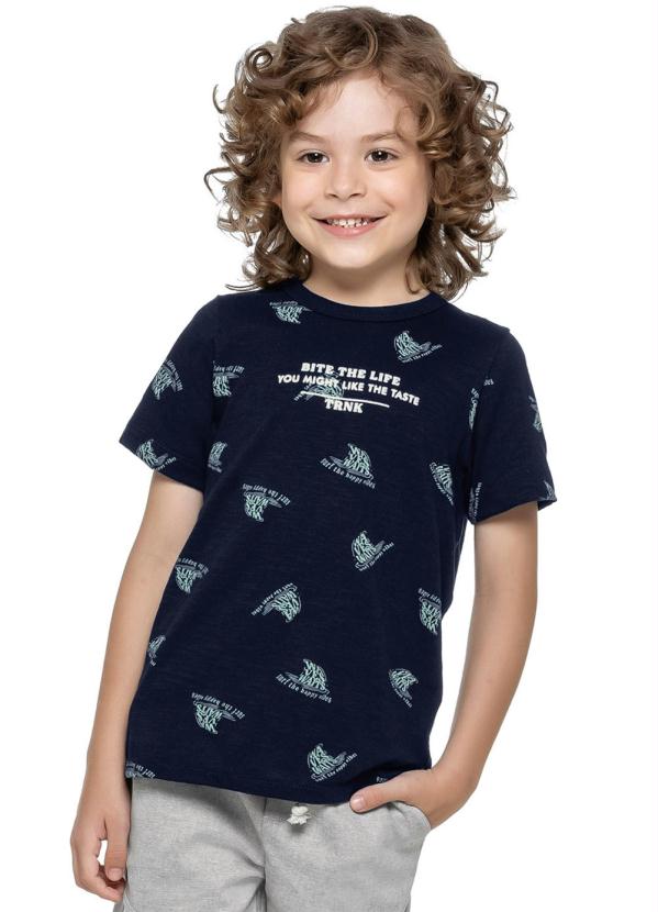 Trick Nick - Camiseta Infantil Masculina Surf Azul 1