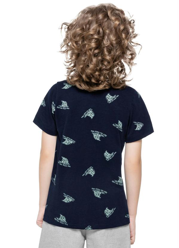 Trick Nick - Camiseta Infantil Masculina Surf Azul 2