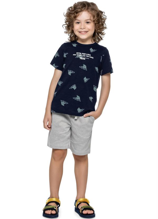 Trick Nick - Camiseta Infantil Masculina Surf Azul 3