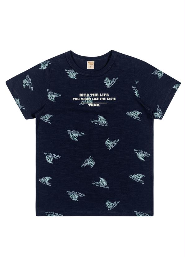 Trick Nick - Camiseta Infantil Masculina Surf Azul 4