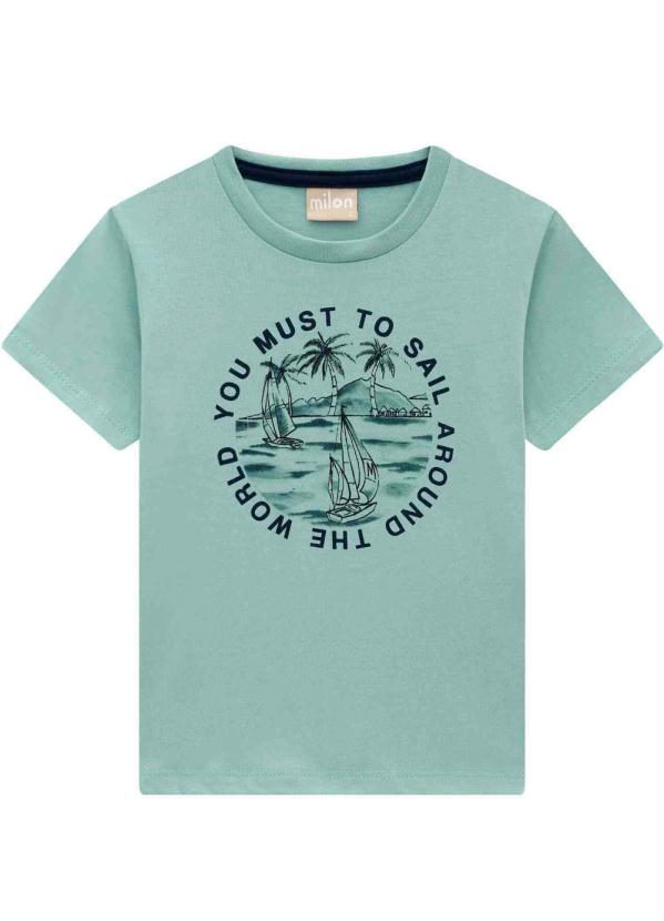 Milon - Camiseta Infantil Masculina Verde