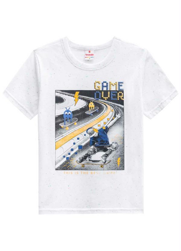 Brandili - Camiseta Infanto Juvenil Branco